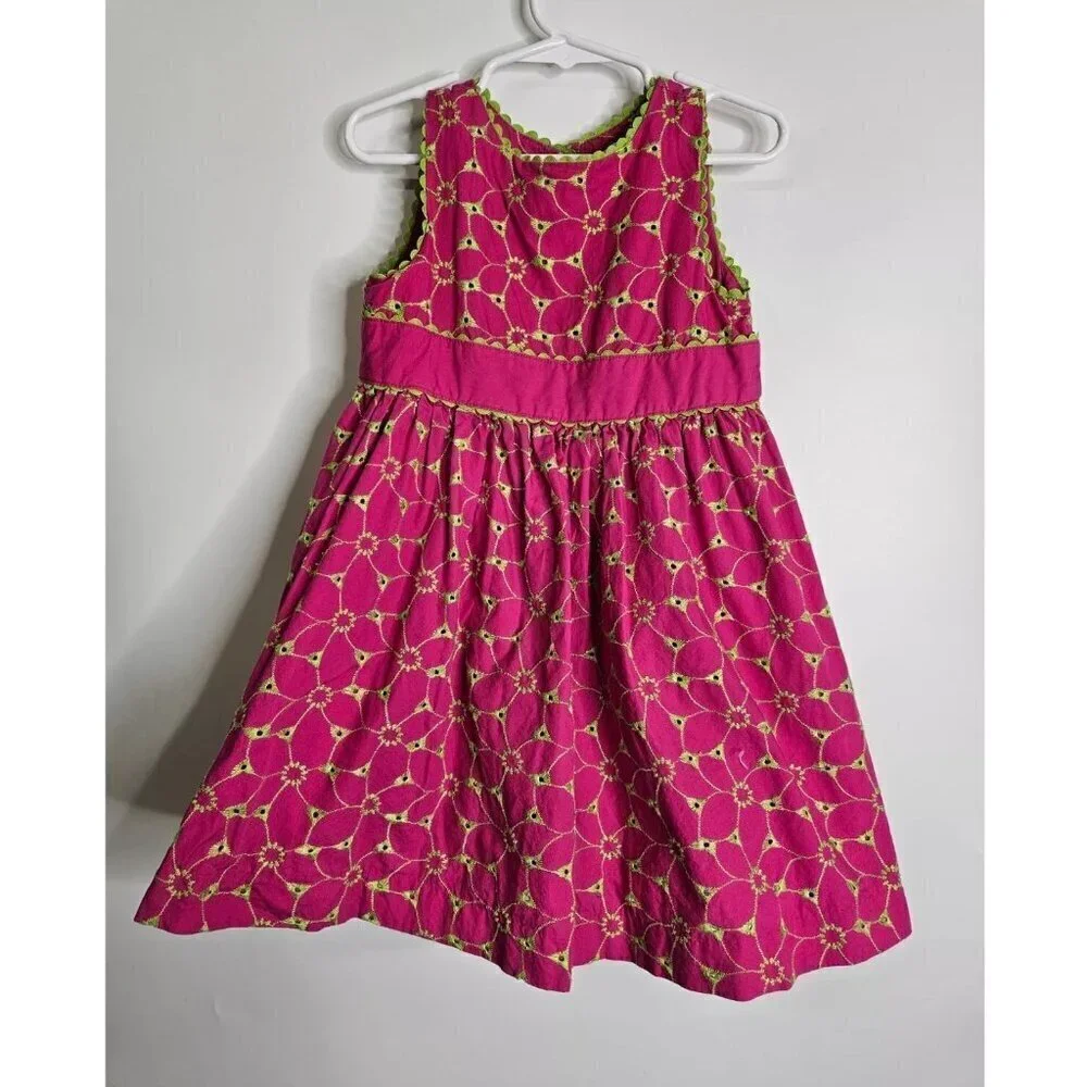 MAGGIE ZOE Size 4 Party Evening Birthday Sleeveless Summer Girls Floral Dress